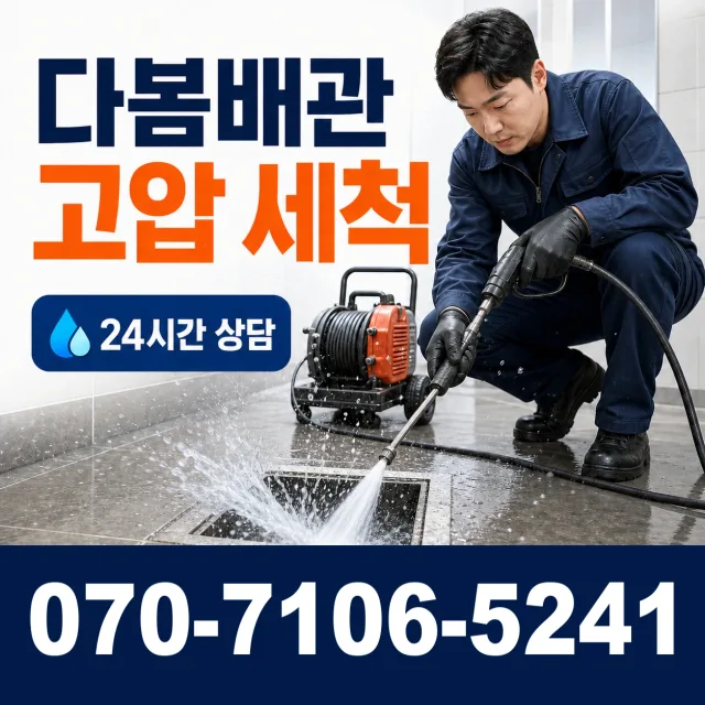 목포시 상락동 배관고압세척 상담 이미지 4